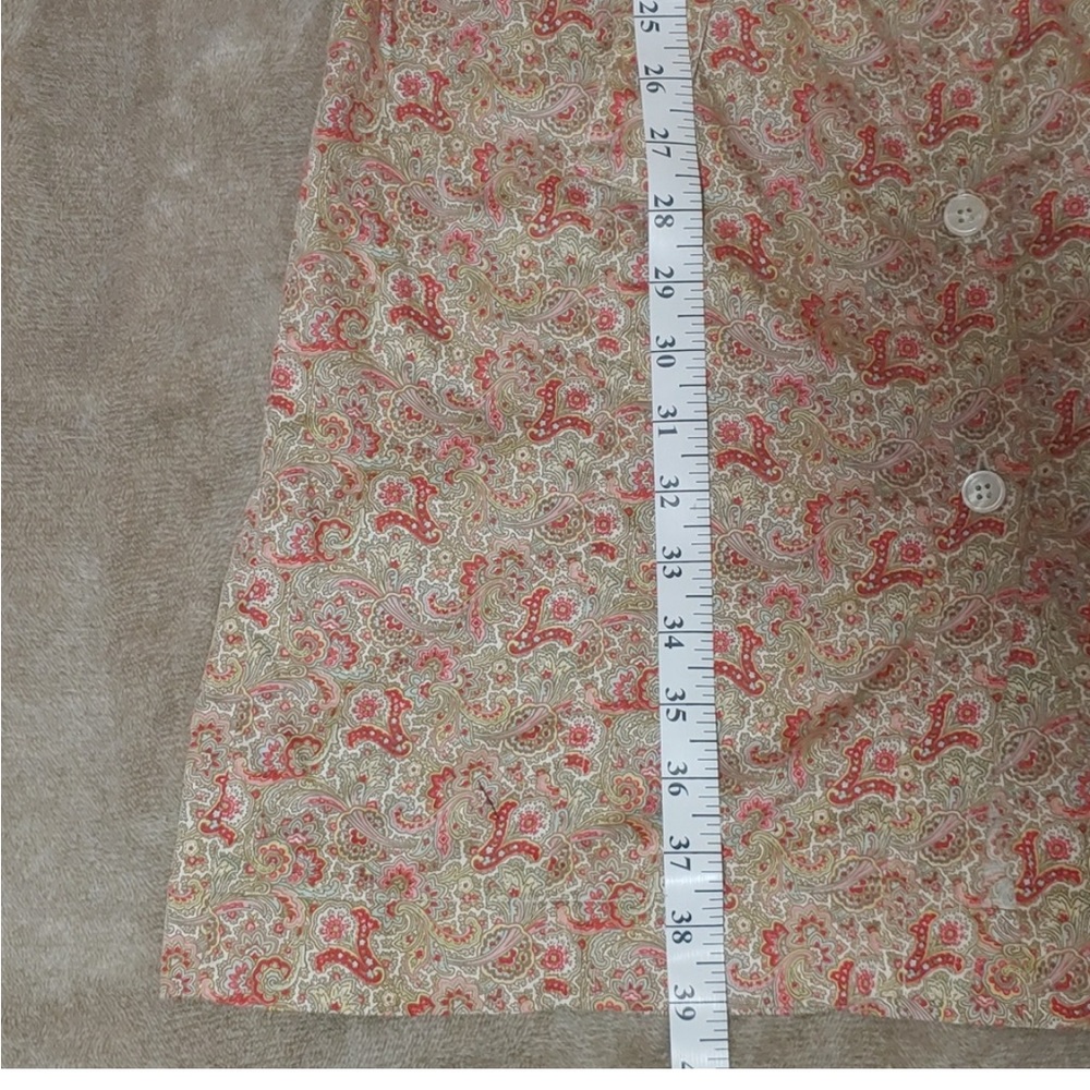 Talbots Pink Ruffled Buttoned Midi Sundress - Picture 10 of 11